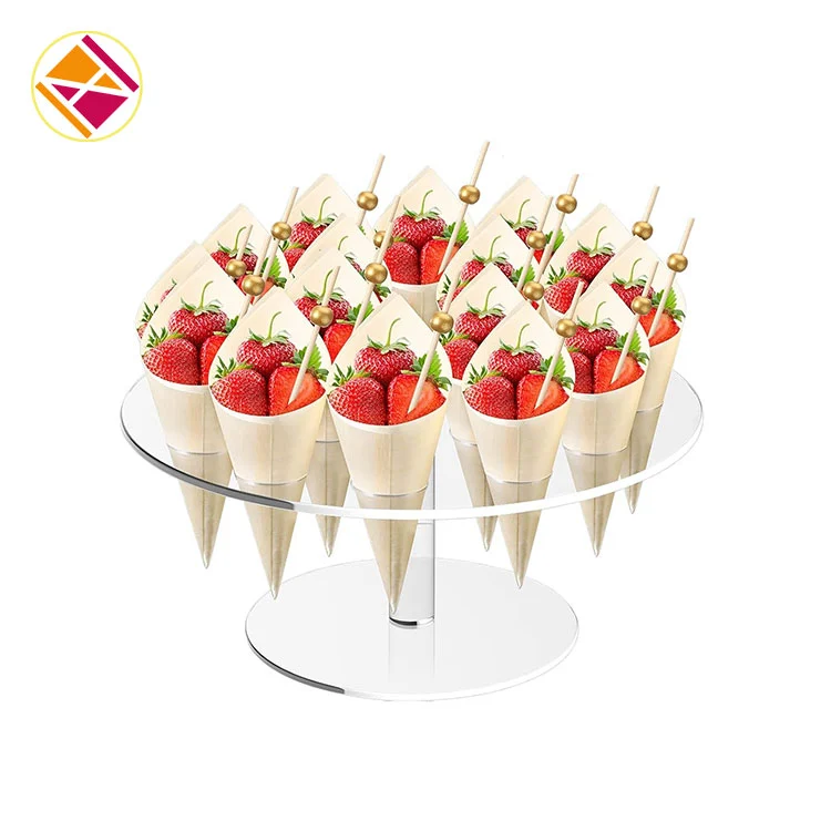 16 agujeros soporte de cono de helado