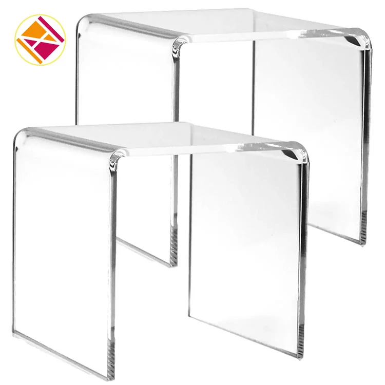 Elevadores acrílicos en forma de U